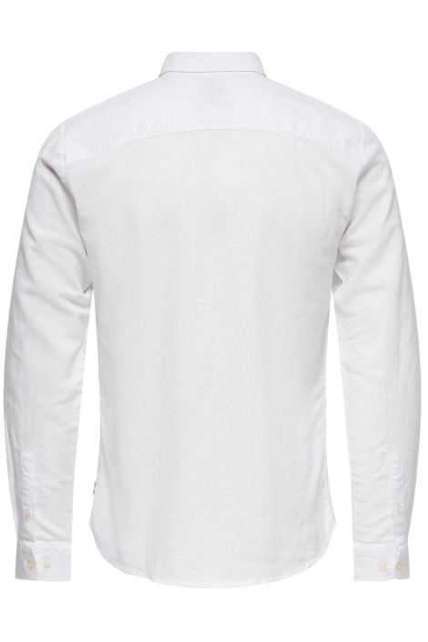 Only & Sons onscaiden ls solid linen shirt noos